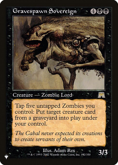 Gravespawn Sovereign (ONS-152) [The List]