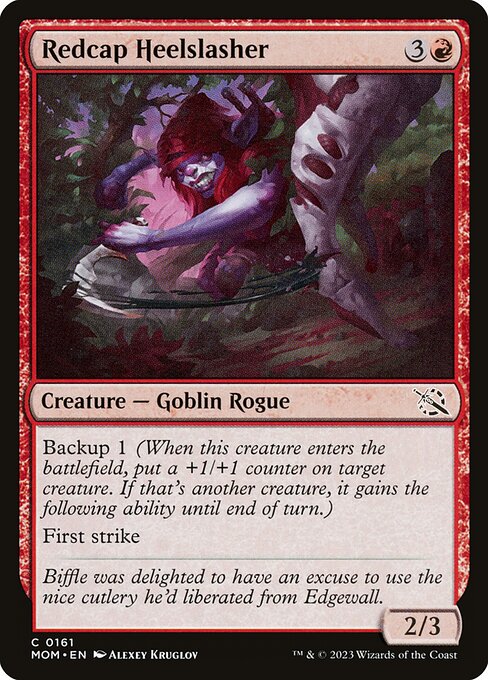 Redcap Heelslasher (161) [March of the Machine]