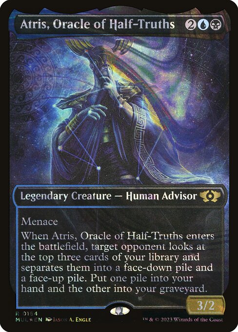 Atris, Oracle of Half-Truths (164) [Multiverse Legends] [Showcase]