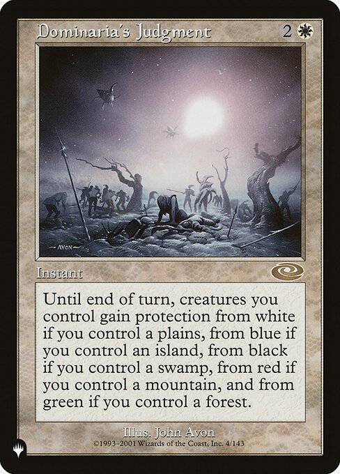 Dominaria's Judgment (PLS-4) [The List]