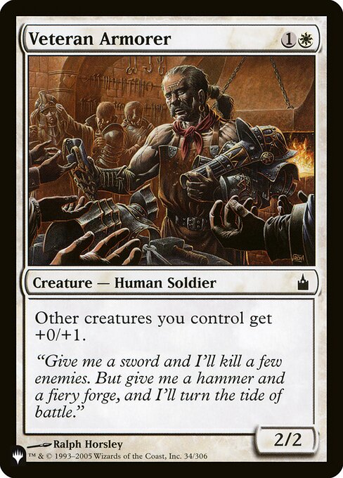 Veteran Armorer (RAV-34) [The List]