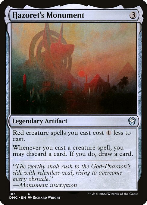 Hazoret's Monument (183) [Dominaria United Commander]