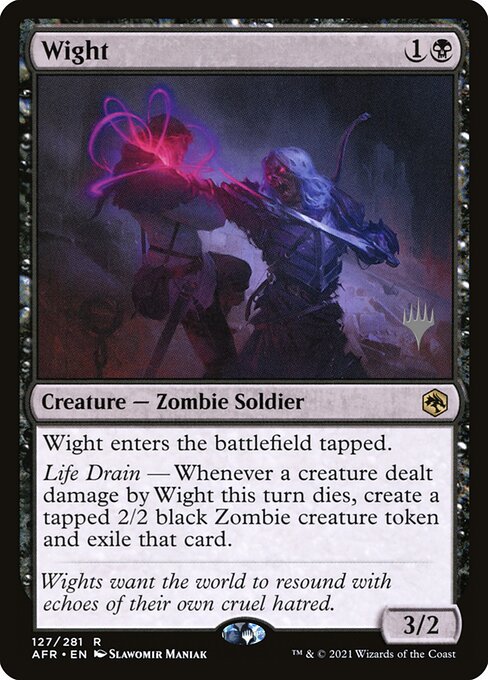 Wight (127p) [Adventures in the Forgotten Realms Promos]