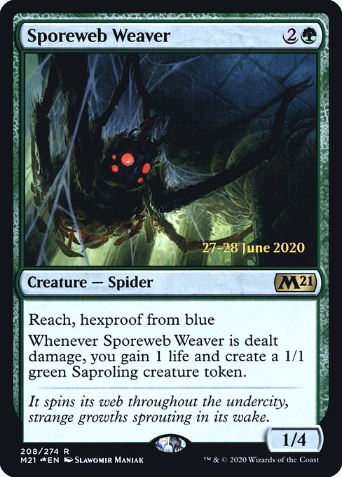 Sporeweb Weaver (208s) [Core Set 2021 Promos]