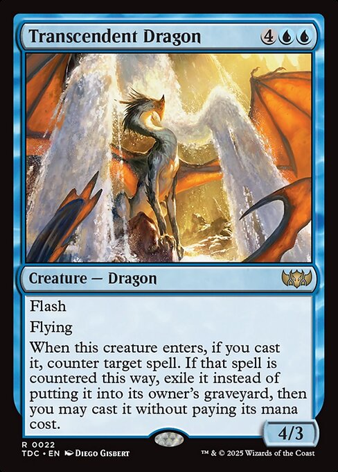 Transcendent Dragon (22) [Tarkir: Dragonstorm Commander]