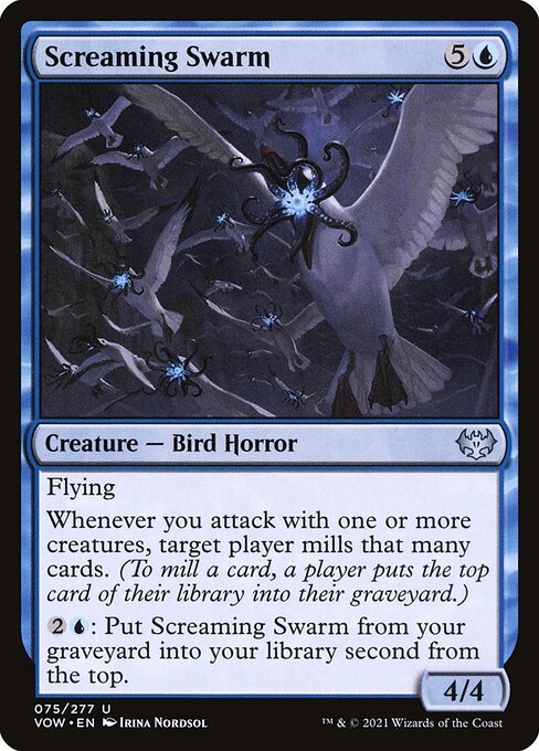Screaming Swarm (75) [Innistrad: Crimson Vow]