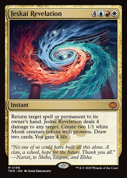 Jeskai Revelation (196) [Tarkir: Dragonstorm]