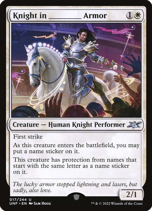 Knight in _____ Armor (17) [Unfinity]
