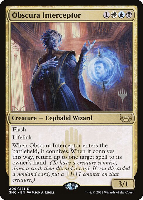 Obscura Interceptor (209p) [Streets of New Capenna Promos]