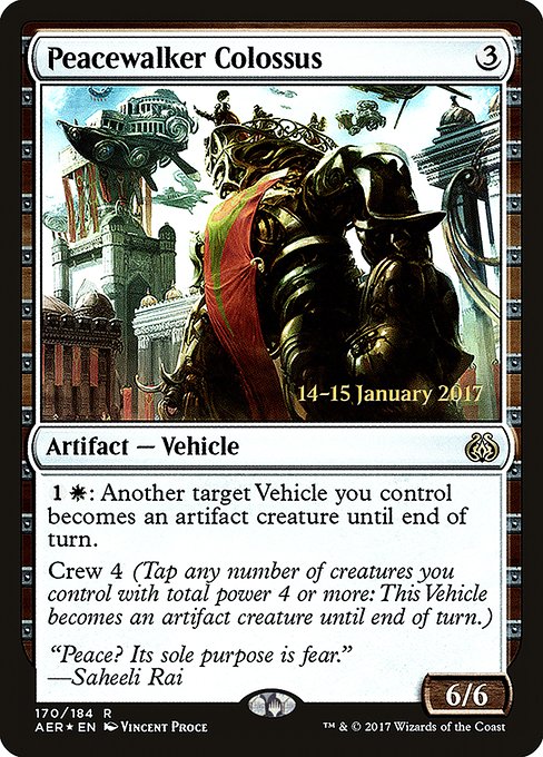 Peacewalker Colossus (170s) [Aether Revolt Promos]