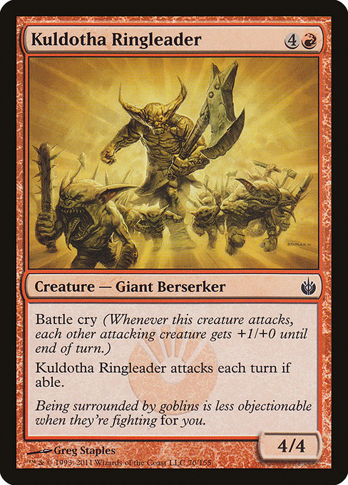 Kuldotha Ringleader (70) [Mirrodin Besieged]