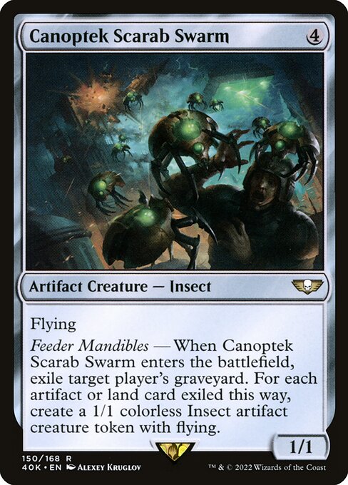 Canoptek Scarab Swarm (150) [Warhammer 40,000 Commander]