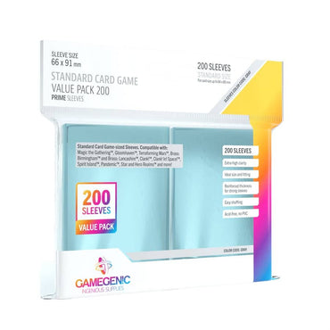 Gamegenic Standard Value Pack 200CT Sleeves image 0