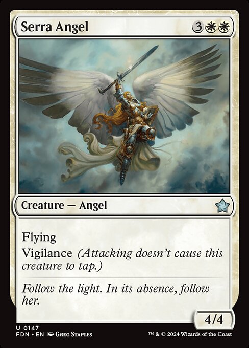 Serra Angel (147) [Foundations]