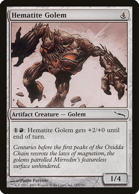 Hematite Golem (185) [Mirrodin]