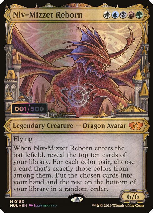 Niv-Mizzet Reborn (183z) [Multiverse Legends] [Showcase]
