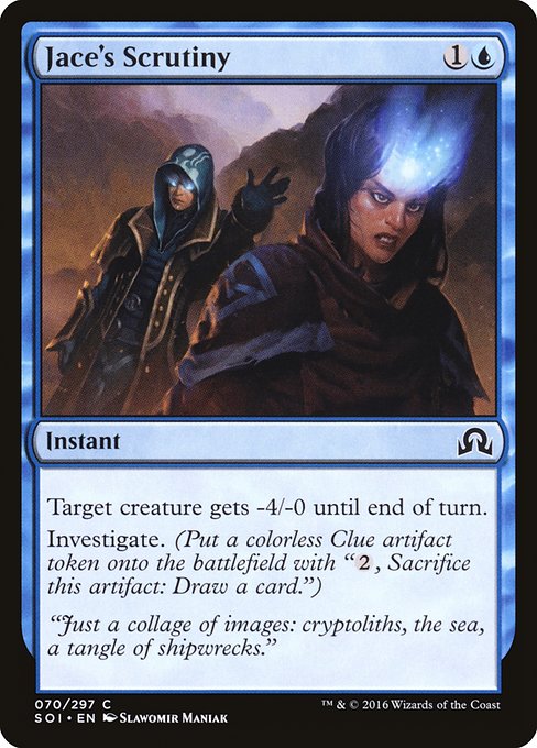 Jace's Scrutiny (70) [Shadows over Innistrad]