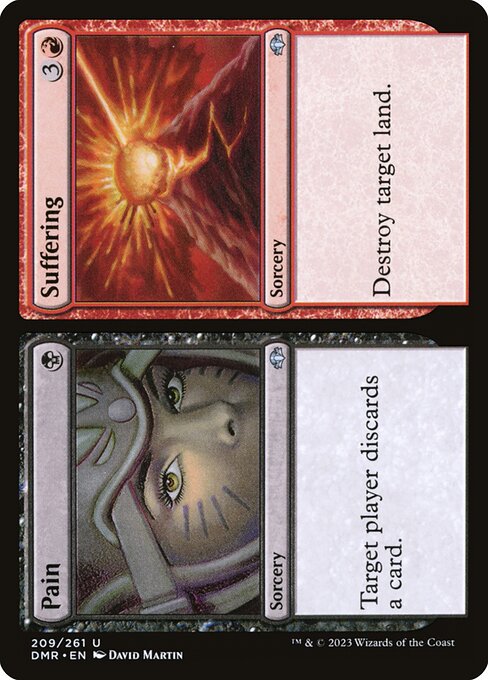 Pain // Suffering (209) [Dominaria Remastered]