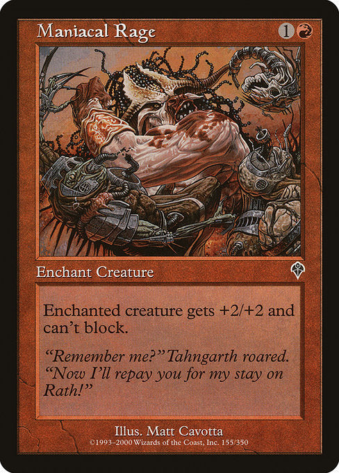 Maniacal Rage (155) [Invasion]