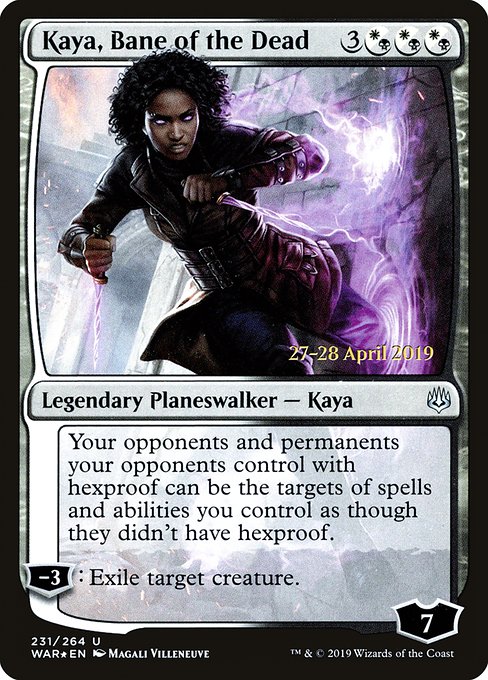 Kaya, Bane of the Dead (231s) [War of the Spark Promos]
