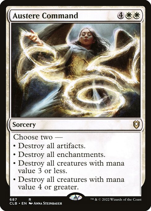 Austere Command (687) [Commander Legends: Battle for Baldur's Gate]