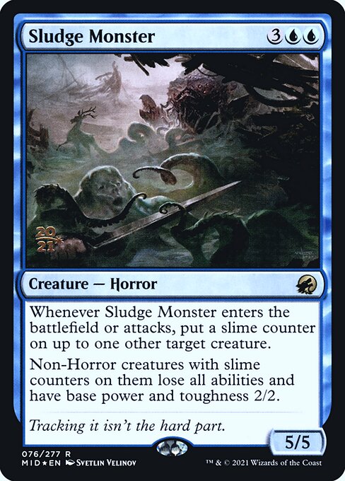 Sludge Monster (76s) [Innistrad: Midnight Hunt Promos]