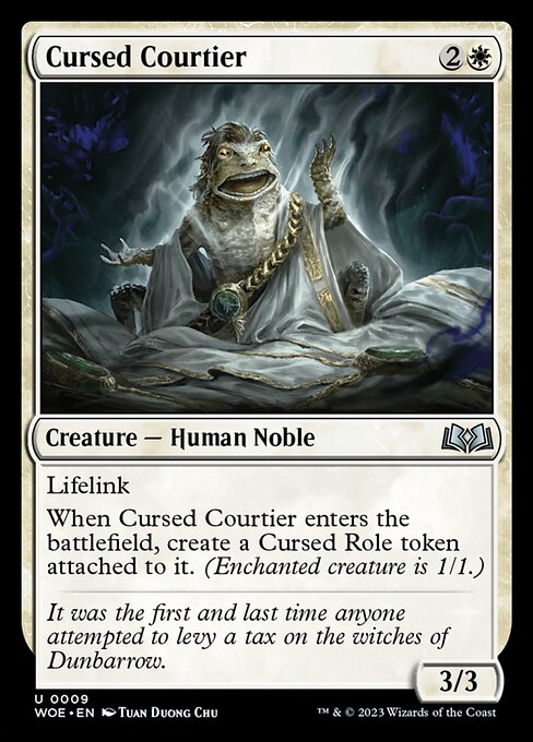 Cursed Courtier (9) [Wilds of Eldraine]
