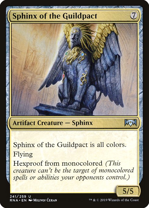 Sphinx of the Guildpact (241) [Ravnica Allegiance]