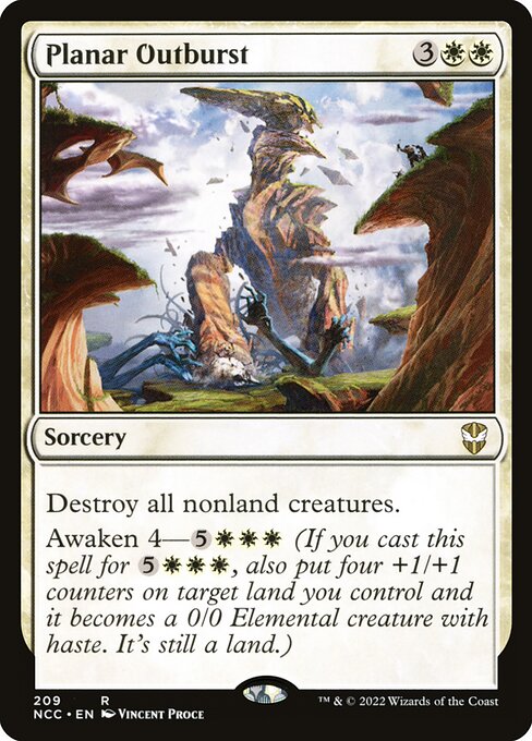 Planar Outburst (209) [New Capenna Commander]