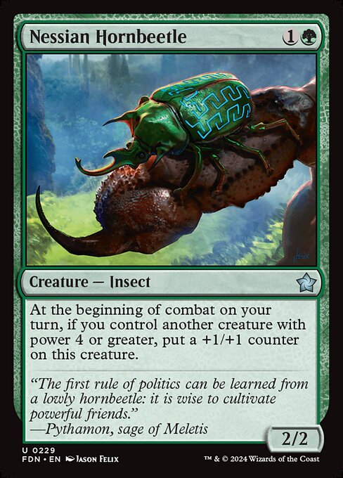 Nessian Hornbeetle (229) [Foundations]