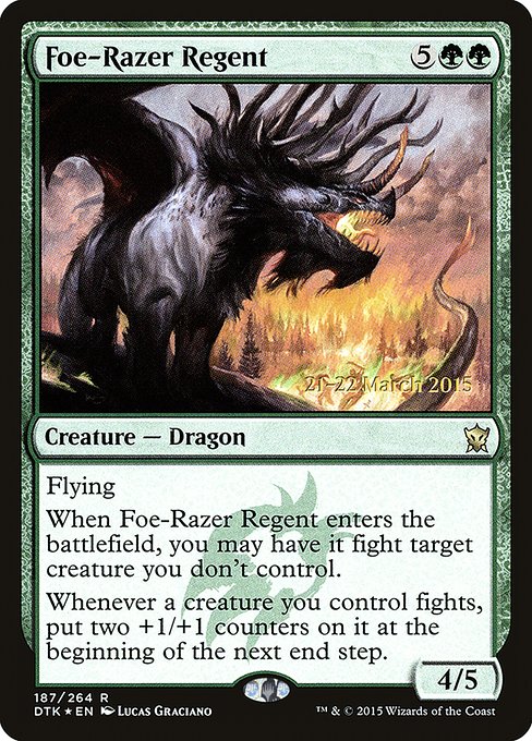 Foe-Razer Regent (187s) [Dragons of Tarkir Promos]