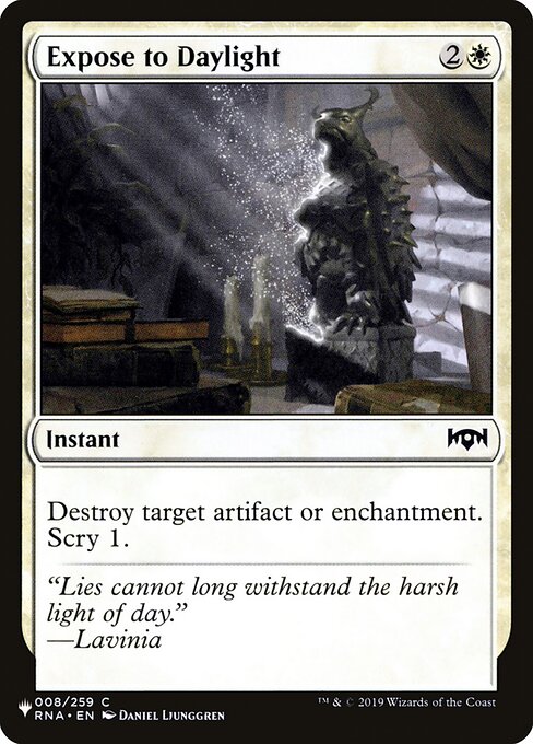 Expose to Daylight (RNA-8) [The List]