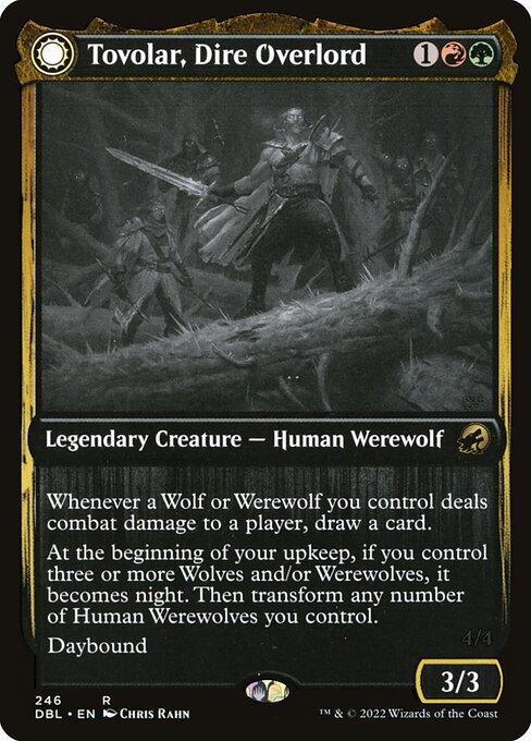 Tovolar, Dire Overlord // Tovolar, the Midnight Scourge (246) [Innistrad: Double Feature]