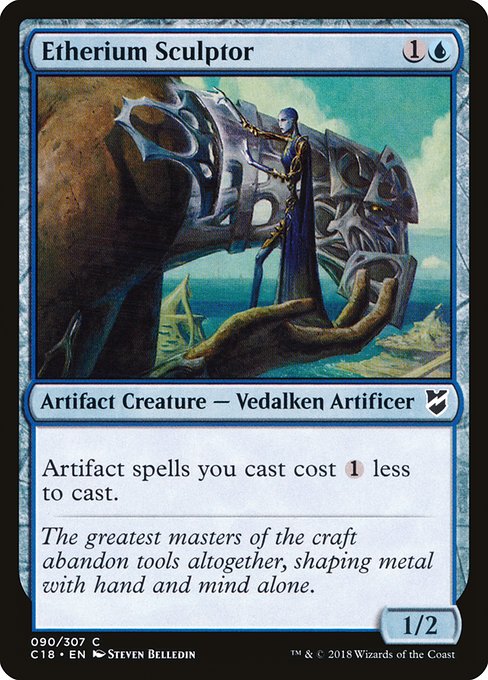 Etherium Sculptor (90) [Commander 2018]