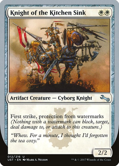 Knight of the Kitchen Sink (12f) [Unstable]