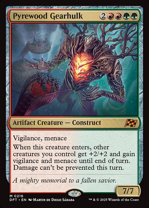 Pyrewood Gearhulk (216) [Aetherdrift]
