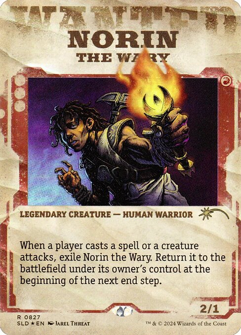 Norin the Wary // Norin the Wary (827) [Secret Lair Drop] Reverse