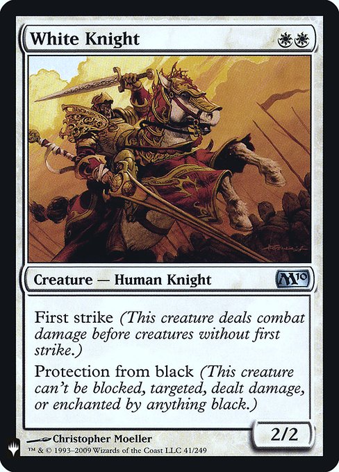 White Knight (M10-41) [The List]