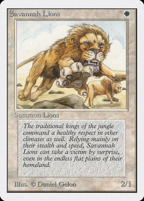 Savannah Lions (39) [Unlimited Edition]