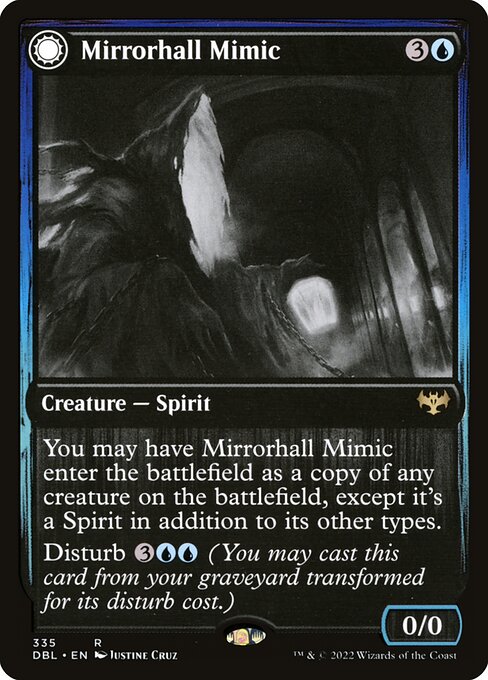 Mirrorhall Mimic // Ghastly Mimicry (335) [Innistrad: Double Feature]