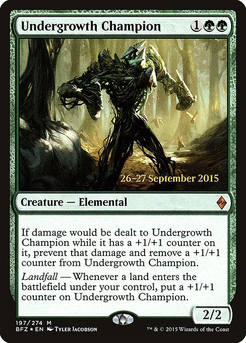 Undergrowth Champion (197s) [Battle for Zendikar Promos]