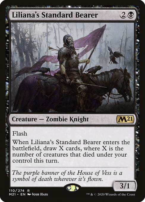 Liliana's Standard Bearer (110) [Core Set 2021]