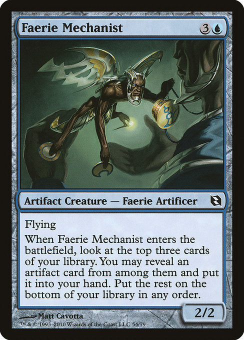 Faerie Mechanist (54) [Duel Decks: Elspeth vs. Tezzeret]