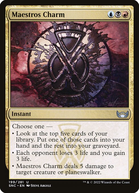 Maestros Charm (199) [Streets of New Capenna]