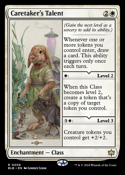 Caretaker's Talent (6p) [Bloomburrow Promos]