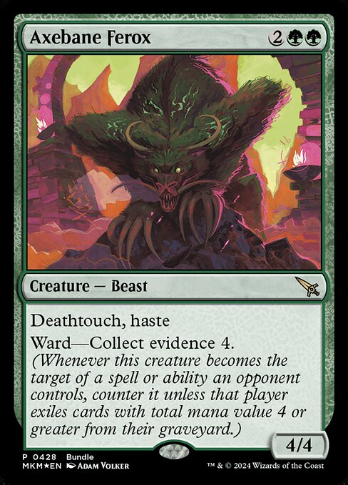 Axebane Ferox (428) [Murders at Karlov Manor]