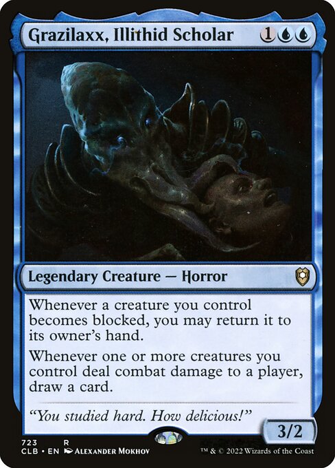 Grazilaxx, Illithid Scholar (723) [Commander Legends: Battle for Baldur's Gate]