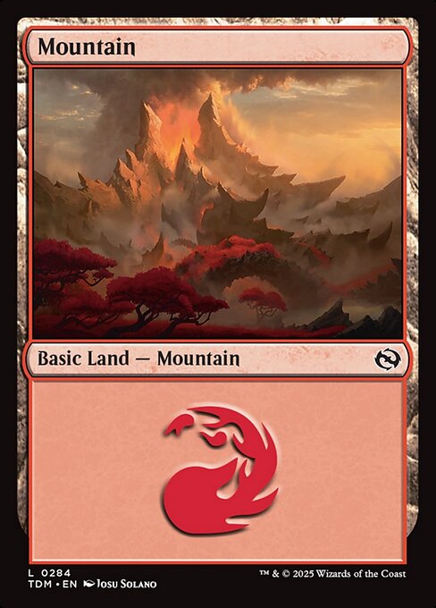 Mountain (284) [Tarkir: Dragonstorm]