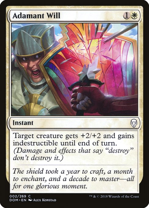 Adamant Will (2) [Dominaria]