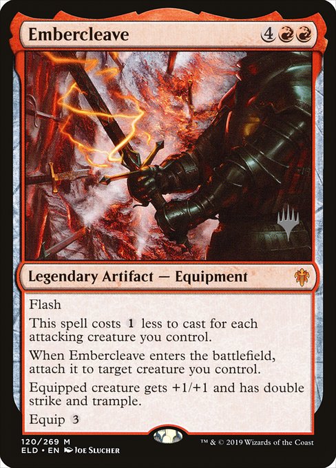 Embercleave (120p) [Throne of Eldraine Promos]